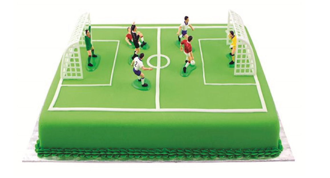 Tilbehør til kager / fodbold fødselsdag - Alletiders dag
