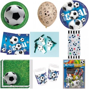 fodbold børnefødselsdag Fest i boldklubben fodboldfest dekoration til fodboldfest