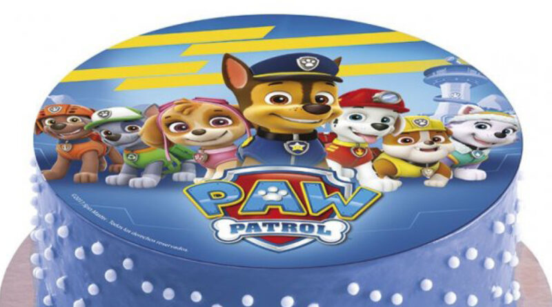 Paw Patrol kageprint til fødselsdagen - Alletiders dag