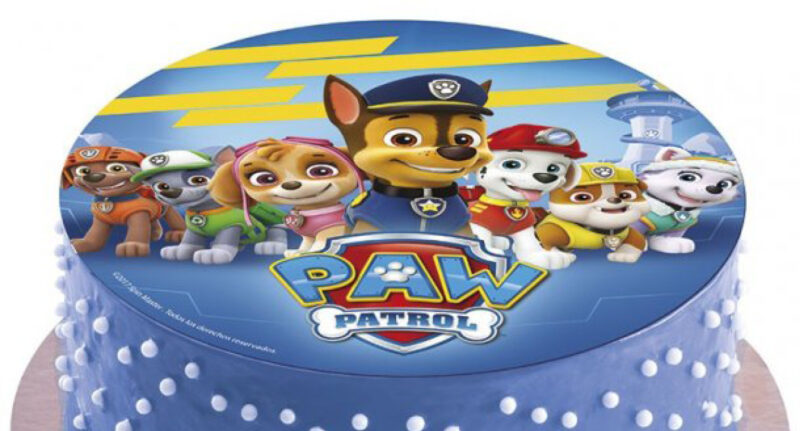 Paw Patrol kageprint til fødselsdagen - Alletiders dag